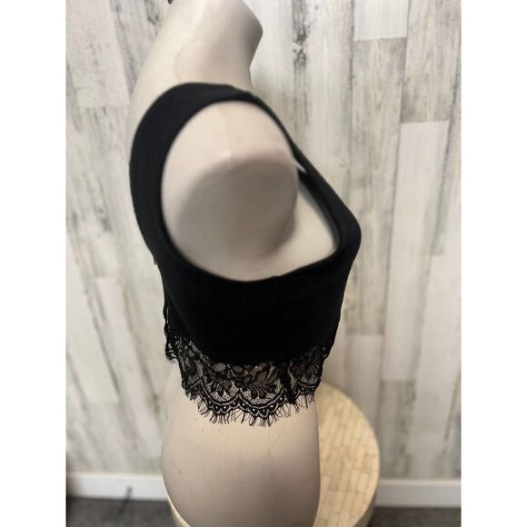 Forever 21 black crop top - Picture 3 of 6